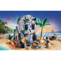 Playmobil - Pirates 71531 Isola del Teschio, Avventura emozionante sull Isola del Teschio di Cristallo, Incluso Il Pirata e Il P