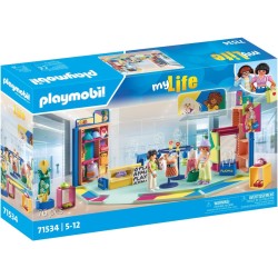 Playmobil - myLife 71534 Fashion boutique, emozionante esperienza di shopping nella boutique di moda, inclusi cassa, vetrina e m