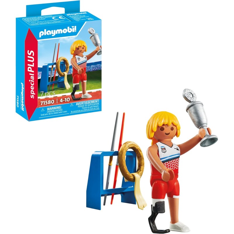 Playmobil - Special Plus 71580 Campione di Giavellotto, Giocattolo per Bambini dai 5 Anni, PM5807