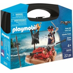 Playmobil - Valigetta 5655 con Zattera del Pirata, PM6559