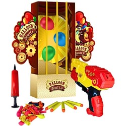 Beblip - Palloncino Buster - Giochi per Bambini Include 1 Pistola Giocattolo Frecce Schiuma a partire dai 4 Anni - Due ModalitÃ 