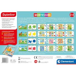 Clementoni - Sapientino Montessori-Banchetto con Schede attivitÃ  Penne, Gioco Educativo 3 Anni, Regalo Elettronico Interattivo,