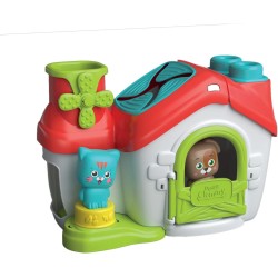 Clementoni - Soft Clemmy Touch &amp; Play Sensory Farm - Playset Fattoria con Mattoncini Morbidi Bambini 6 Mesi, Set Costruzioni