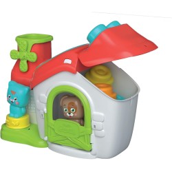 Clementoni - Soft Clemmy Touch &amp; Play Sensory Farm - Playset Fattoria con Mattoncini Morbidi Bambini 6 Mesi, Set Costruzioni