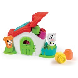 Clementoni - Soft Clemmy Touch &amp; Play Sensory Farm - Playset Fattoria con Mattoncini Morbidi Bambini 6 Mesi, Set Costruzioni