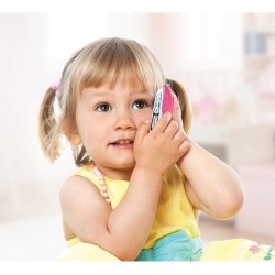 Clementoni - Baby Smartphone Rosa - Primo Telefono Giocattolo per Bambini 6 Mesi, Gioco Cellulare, Musicale, Regalo Elettronico 