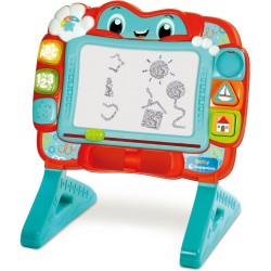 Clementoni - Baby Lavagna Canta e Impara - Gioco Elettronico Interattivo, Lavagna Magnetica Bambini 18 Mesi, Educativa Numeri e 