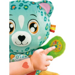 Clementoni - Baby Cleo e Leo dolci Leopardi - Peluche Parlante Interattivo, Gioco Educativo Prima Infanzia Bambini 6 Mesi, Gioco