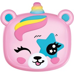 Clementoni - Crazy Chic-Lovely Eyeshadow: Orso-Trousse Ombretti, Trucchi Sicuri E Anallergici, Set Cosmetici Bambine 6 Anni, Fac