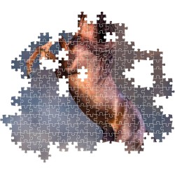 Clementoni - Collection-Wild Red Stallion-500 Pezzi-Puzzle, Verticale, Divertimento Per Adulti, Made In Italy, 35521