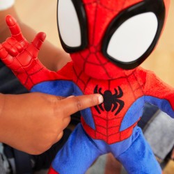 Hasbro - Marvel Spidey e i Suoi Fantastici Amici, Peluche interattivo Spidey Dance  N Crawl