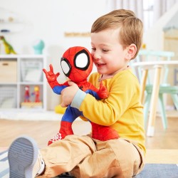 Hasbro - Marvel Spidey e i Suoi Fantastici Amici, Peluche interattivo Spidey Dance  N Crawl