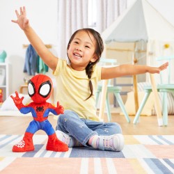 Hasbro - Marvel Spidey e i Suoi Fantastici Amici, Peluche interattivo Spidey Dance  N Crawl