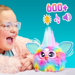 Hasbro - Furby Tie Dye, Giocattolo di Peluche interattivo - Versione Italiana