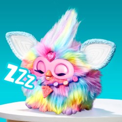 Hasbro - Furby Tie Dye, Giocattolo di Peluche interattivo - Versione Italiana