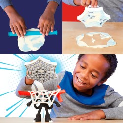 Hasbro - Play-Doh Marvel, Set da Gioco per Battaglie Lancia e Taglia di Spider-Man