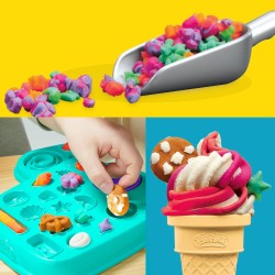 Hasbro - Play-Doh, Il mio Gelato Arcobaleno, Playset