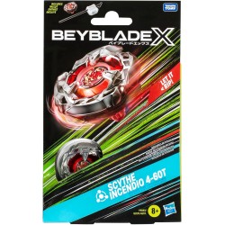 Hasbro - Beyblade X Scythe Incendio 4-60T Starter Pack Set