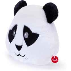 Trudi - Cuscino Panda cuscini di peluche da arredo decorativi animali, regalo di compleanno | 35x37x9cm taglia M | Pillows | mod