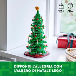 LEGO - Albero di Natale, Giocattolo 2 in 1 da Costruire, da 9 Anni, Decorazione per la Casa da Collezione, Idea Regalo per le Fe