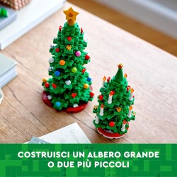 LEGO - Albero di Natale, Giocattolo 2 in 1 da Costruire, da 9 Anni, Decorazione per la Casa da Collezione, Idea Regalo per le Fe