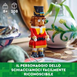 LEGO - Schiaccianoci, Personaggio Giocattolo da Costruire, Pupazzo con Parti Mobili, Decorazione di Natale, da 8 Anni in su, Ide