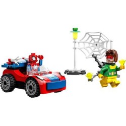 LEGO - Marvel 10789 LÂ’Auto di Spider-Man e Doc Ock, Macchina Giocattolo di Spidey e i Suoi Fantastici Amici, per Bambini 4+