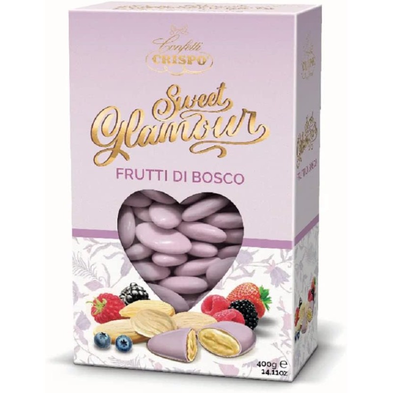 CRISPO Confetti Sweet Glamour FRUTTI DI BOSCO 400 gr, 010133149