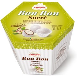 CRISPO Confetti Bon Bon SucrÃ© Bianco Pistacchio Confezione da 500 gr, 010138299