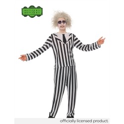 Rubies - Beetlejuice OPP Costume da adulto, giacca e pantaloni stampati, licenza ufficiale Beetlejuice per Halloween, Tg.L, 1002