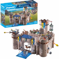 PLAYMOBIL - Novelmore 71642 Castello dei cavalieri, completo di tre cavalieri e numerosi accessori per battaglie realistiche, PM