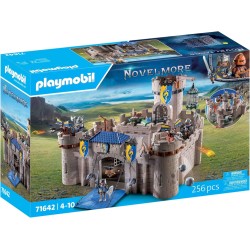 PLAYMOBIL - Novelmore 71642 Castello dei cavalieri, completo di tre cavalieri e numerosi accessori per battaglie realistiche, PM