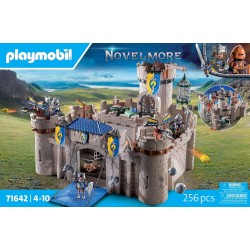 PLAYMOBIL - Novelmore 71642 Castello dei cavalieri, completo di tre cavalieri e numerosi accessori per battaglie realistiche, PM