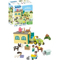 PLAYMOBIL - Junior 71656 Allegra Fattoria, giocattolo sostenibile realizzato in plastica a base vegetale, PM71656