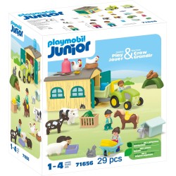 PLAYMOBIL - Junior 71656 Allegra Fattoria, giocattolo sostenibile realizzato in plastica a base vegetale, PM71656