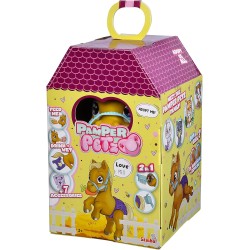 Simba - Pamper Petz Pony, +3 anni, 24 cm, con accessori, gender reveal, certificato di adozione, 105950009S06