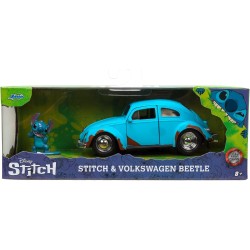 Jada Toys - Lilo and Stitch 1959 VW Beetle, auto giocattolo conosciuta da film 1:32, 253073001