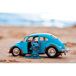 Jada Toys - Lilo and Stitch 1959 VW Beetle, auto giocattolo conosciuta da film 1:32, 253073001