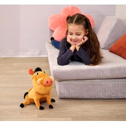 Simba - Disney Lion King, 30 Anni di Re Leone, Pumba, Peluche da 25 cm, Adatto Fin dai Primi Mesi di Vita, 6315870071