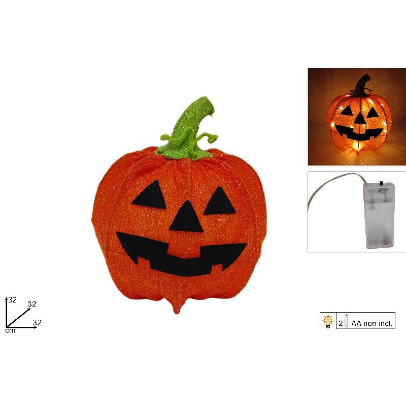 Decorazione Zucca Halloween cm 32