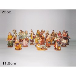 Pastori Presepe 11,5 cm - 23 pezzi