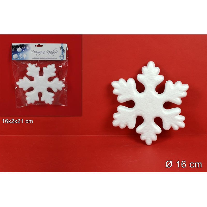 Fiocco di Neve Polistirolo Ã˜ 16 cm