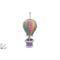 Mongolfiera 13 cm con Decoro Cake Design