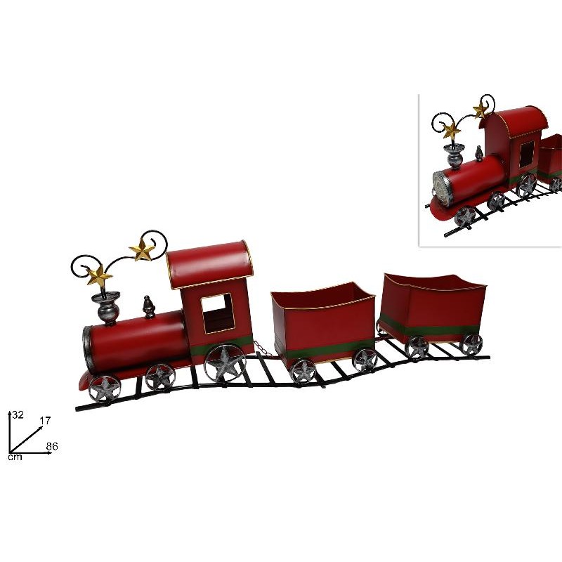 Trenino in Latta 86 x 17 cm