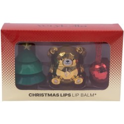 Giochi Preziosi - Verybella - Lip Balm Set Natalizio 3 Pezzi - Burrocacao A Forma Di Albero Di Natale, Orsetto, Palla Di Natale 