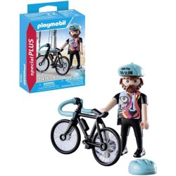 PLAYMOBIL - Special Plus 71478 Ciclista su Strada, Giocattolo per Bambini dai 4 Anni - PM71478