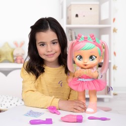 IMC Toys - Cry Babies Bella Morning Routine, Bambola, Fa 3 Routine Interattive, Applaude e Balla e i suoi Occhi si Illuminano, I