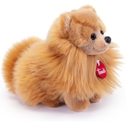 Trudi - Pomerania Biscuit Regalo compleanno o Natale, cagnolino peluche | 23x22x9cm taglia S | Classici cani | modello 22347