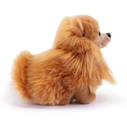 Trudi - Pomerania Biscuit Regalo compleanno o Natale, cagnolino peluche | 23x22x9cm taglia S | Classici cani | modello 22347