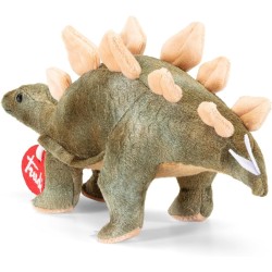 Trudi - Stegosauro Dinosauri di peluche,regalo per compleanno e Natale | 24X13X8cm taglia XS | Animali Preistorici | modello 511